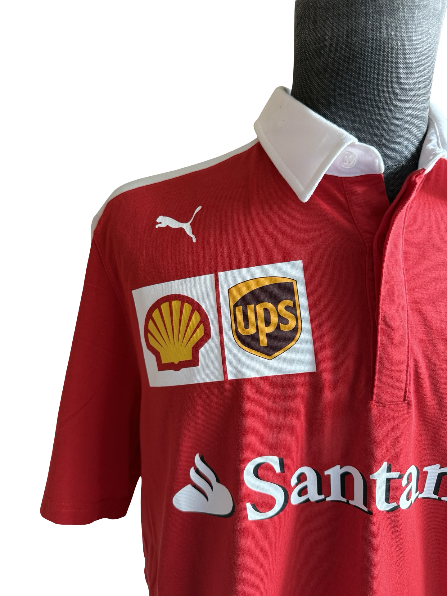 RACING F1 Scuderia Ferrari Puma Polo Team Shirt Size XL