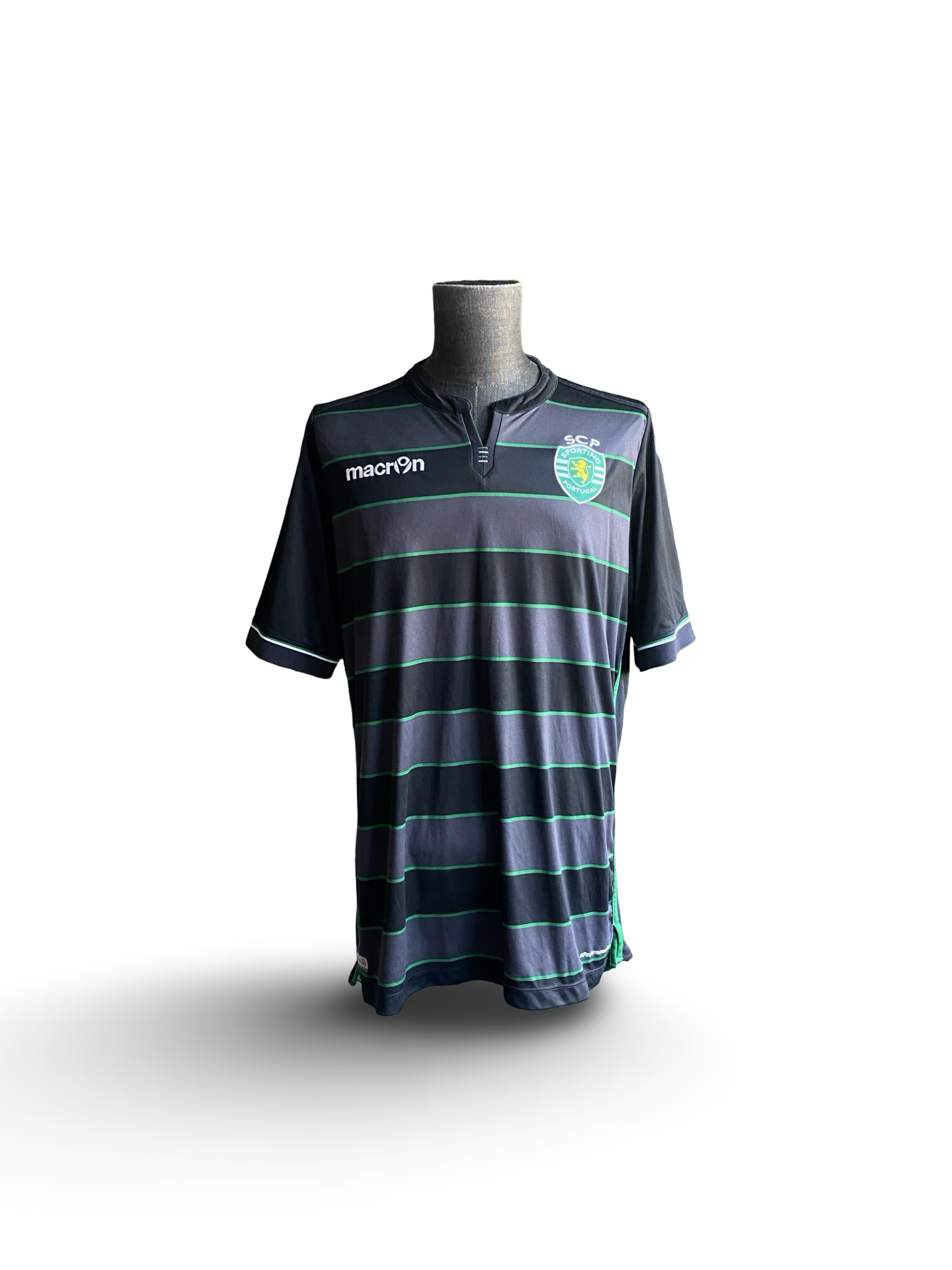 Soccer Sporting Lisbon 2015-16 Macron Football Away Jersey Size 3XL