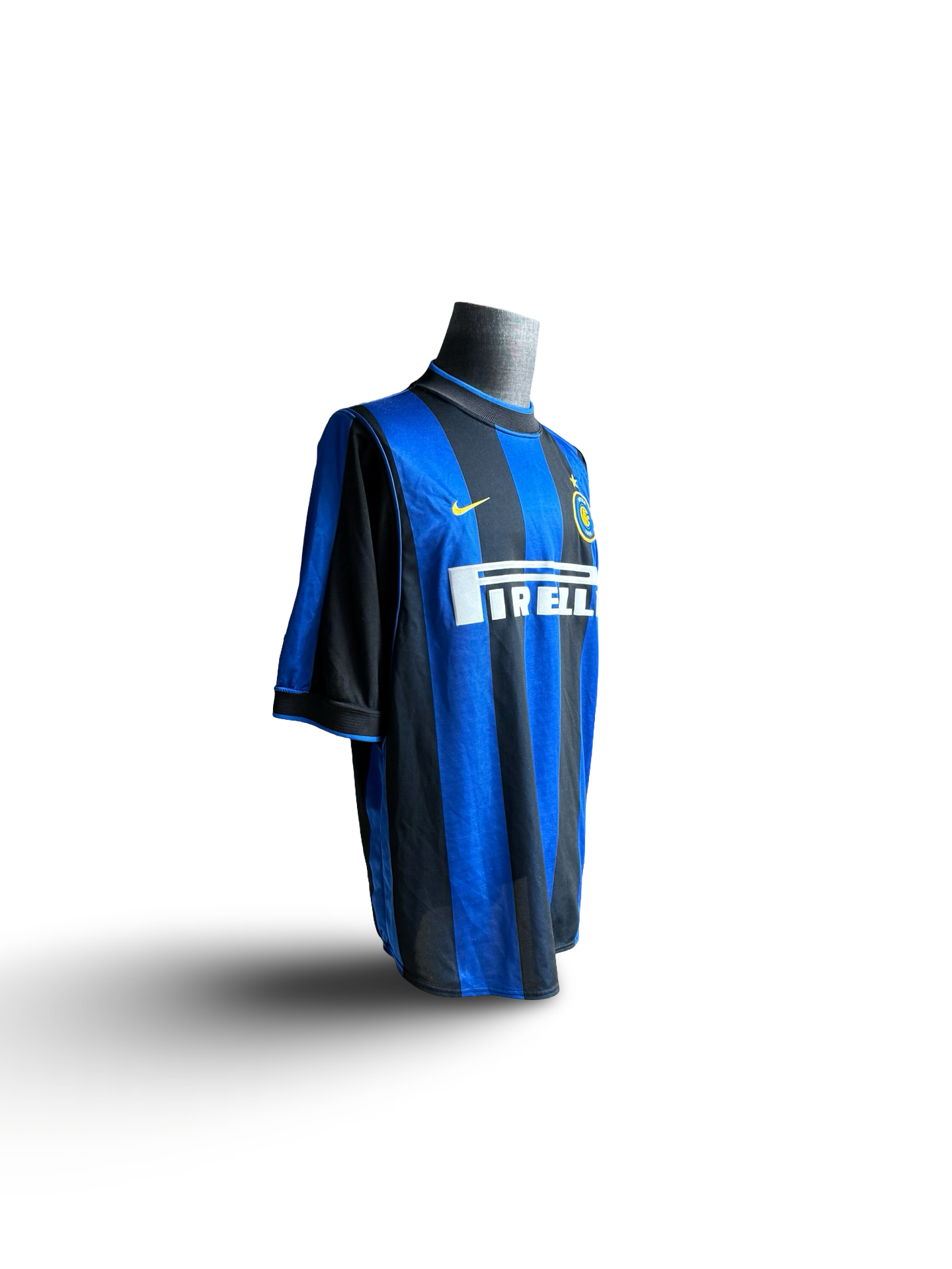 Soccer Vtg Inter Milan 1999/00 Nike Pirelli Football Home Jersey Size L