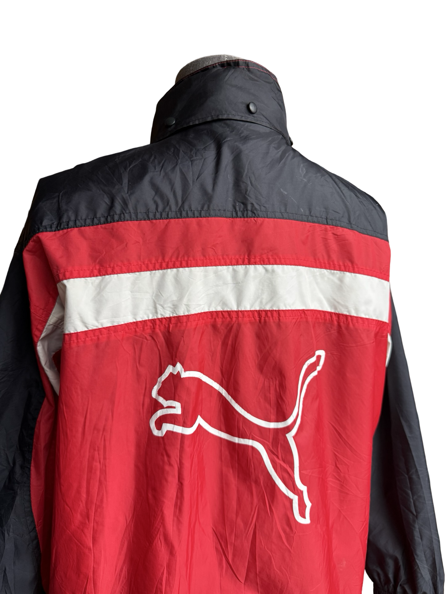 Soccer SPL Vtg Aberdeen FC 1998-00 Puma Windbreaker Football Training Jacket Size M